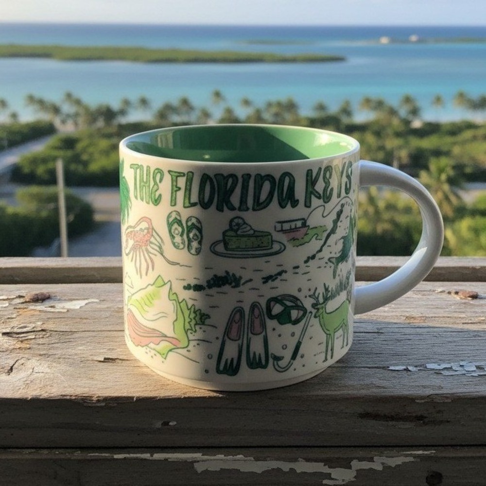 Starbucks Been There Series The Florida Keys Ceramic Coffee Mug 14oz 011120968